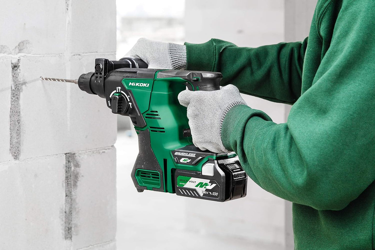 Tassellatore 36 V Multi Volt - Brushless - SDS-plus - completo di 2 batterie BSL36B18