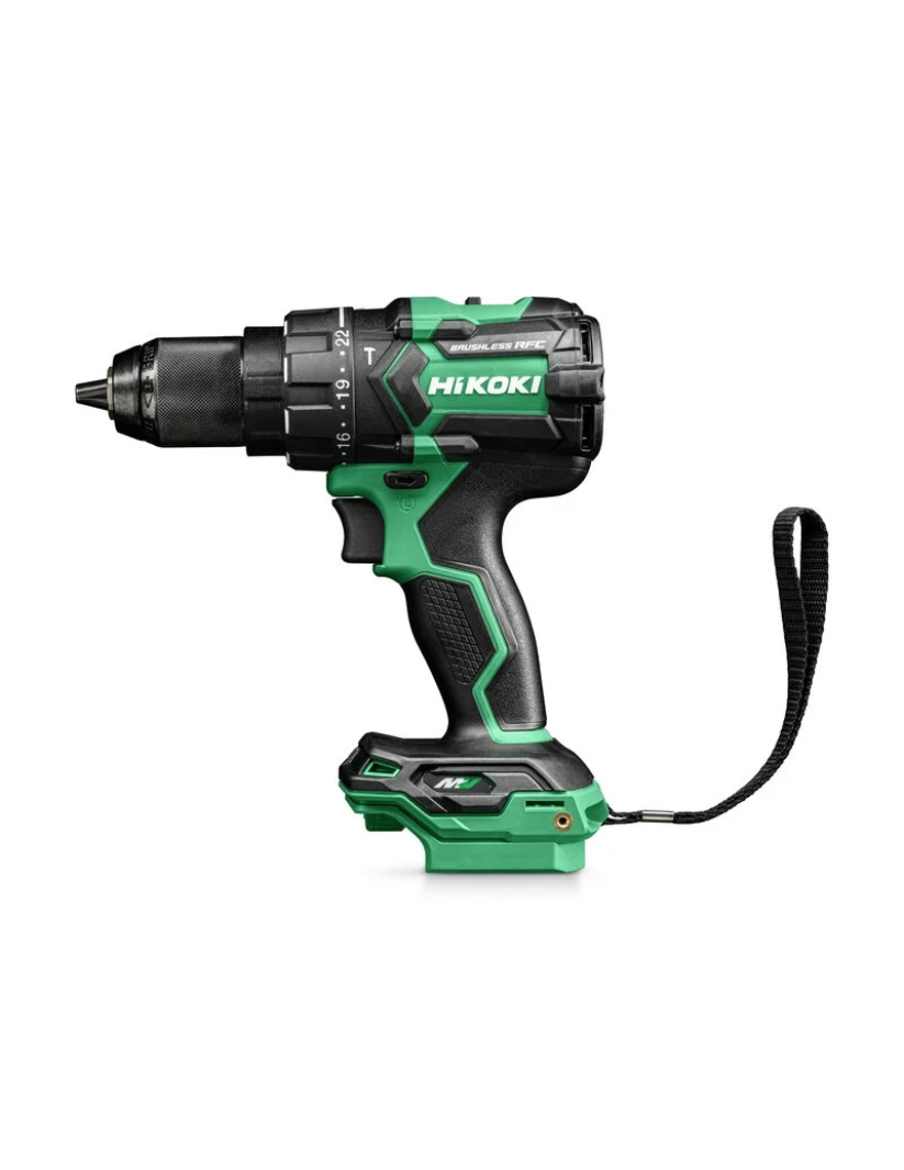 HIKOKI Trapano avvitatore con percussione - 36 V Multi Volt - Brushless (Solo corpo macchina)
