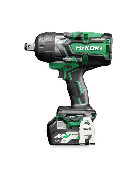HIKOKI Avvitatore ad impulsi 3/4" quadro - Brushless - 36 V - 1.900 Nm (+ 2 Batterie 36V + Caricabatterie + Valigetta)