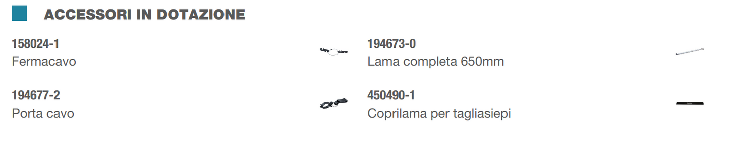 MAKITA Tagliasiepi UH6580