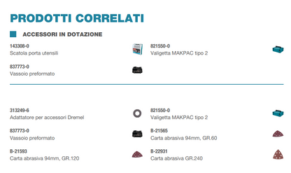 MAKITA Utensile Multifunzione