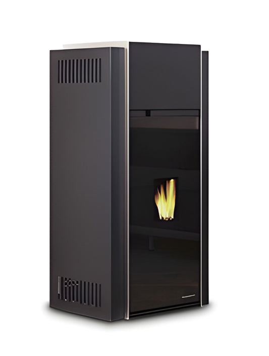 Stufa a pellet ventilata e canalizzabile ALLEGRO V2 PRO3 nera 12 Kw