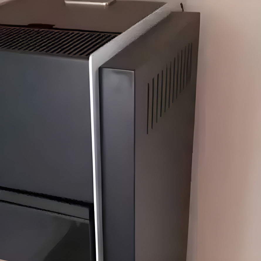 Stufa a pellet ventilata e canalizzabile ALLEGRO V2 PRO3 nera 12 Kw