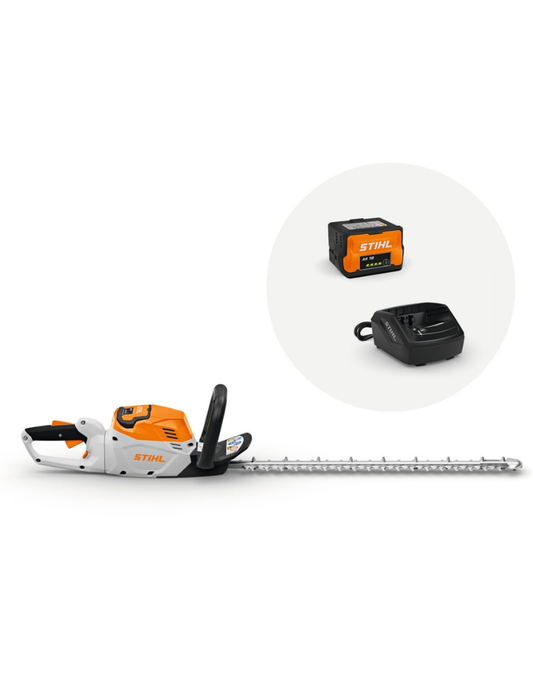 STIHL Tagliasiepi HSA 60 con batteria AK10 e caricatore AL 101