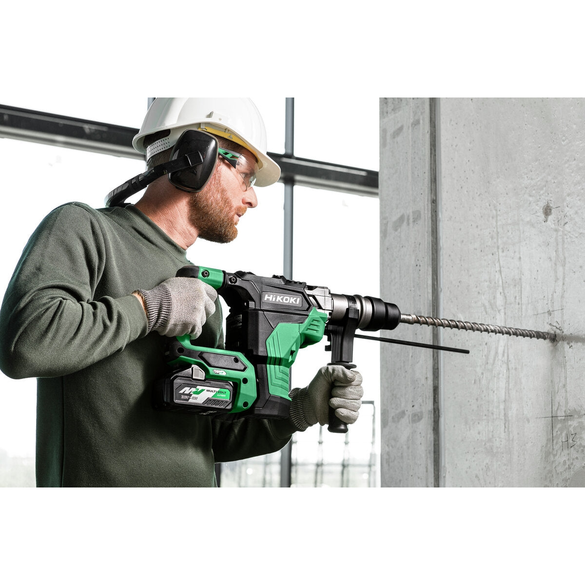 HIKOKI Martello combinato a batteria SDS-max DH36DMAW2Z - versione solo corpo macchina