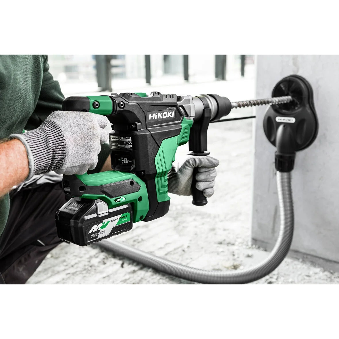 HIKOKI Martello combinato a batteria SDS-max DH36DMAW2Z - versione solo corpo macchina