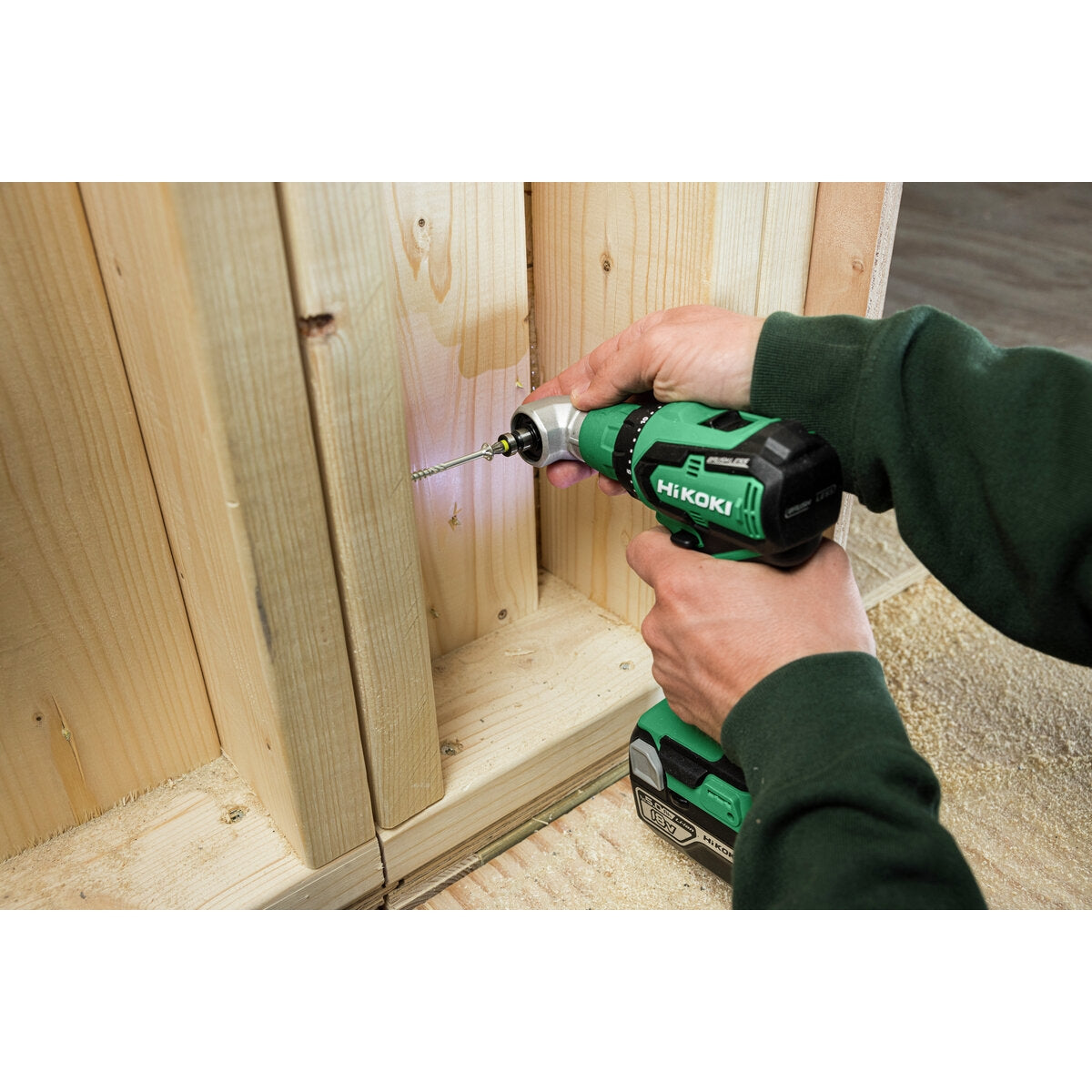 HIKOKI Trapano avvitatore a batteria DS18DDQWRZ +2 Batterie + Accessori