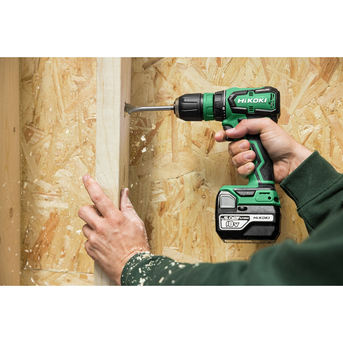 HIKOKI Trapano avvitatore a batteria DS18DDQWRZ +2 Batterie + Accessori