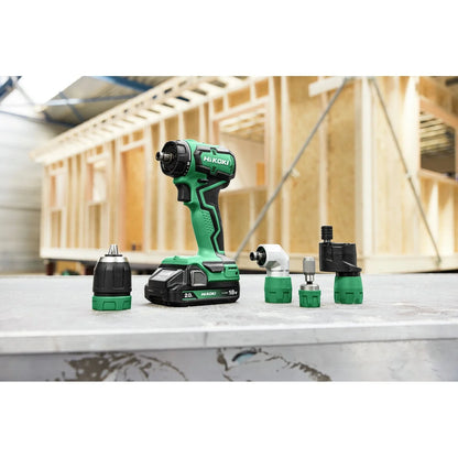 HIKOKI Trapano avvitatore a batteria DS18DDQWRZ +2 Batterie + Accessori