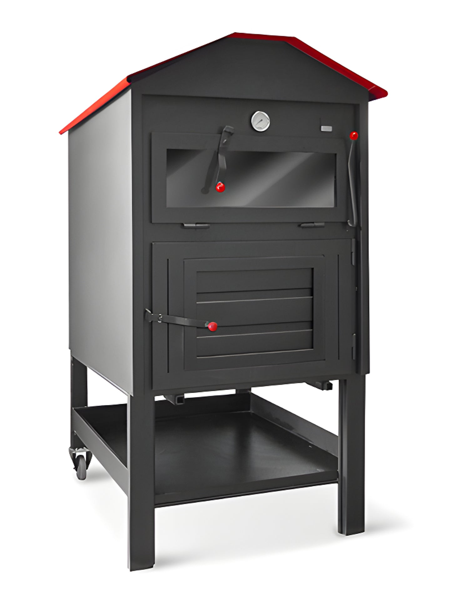Forno a legna a cottura indiretta camera in refrattario