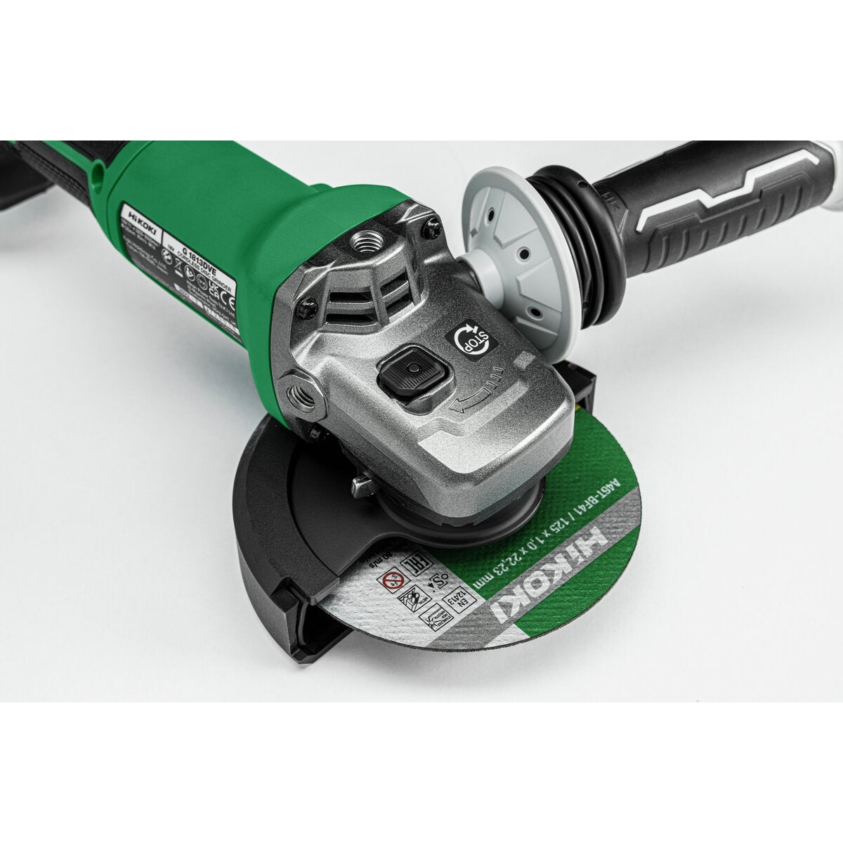 HIKOKI Smerigliatrice a batteria G1813DVEWQZ + 2 Batterie 18V 5Ah + Caricabatterie