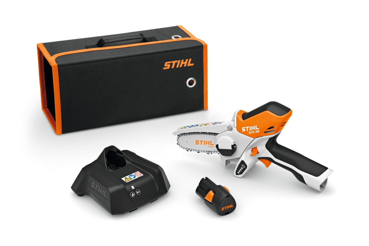 STIHL potatore GTA 26 + Batteria AS2 + Caricatore AL1