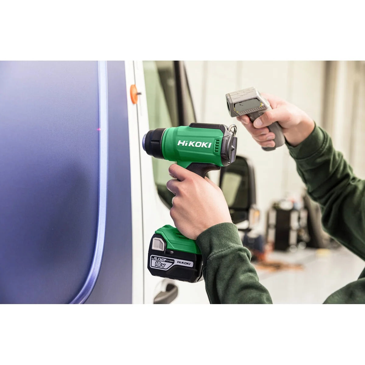 HIKOKI Termosoffiatore a batteria RH18DAW2Z - Solo corpo macchina