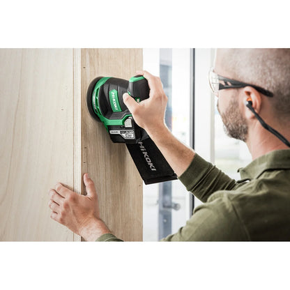 HIKOKI Levigatrice roto-orbitale a batteria SV1813DAW2Z - 18 V - versione solo corpo macchina