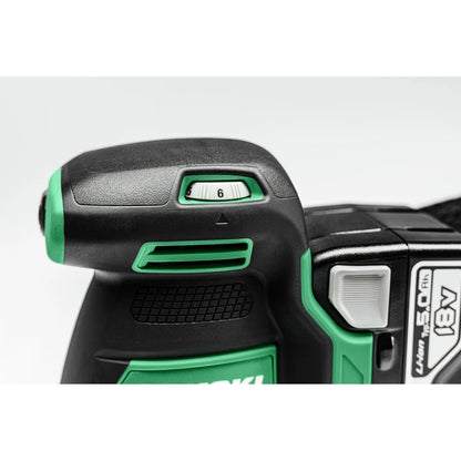 HIKOKI Levigatrice roto-orbitale a batteria SV1813DAW2Z - 18 V - versione solo corpo macchina