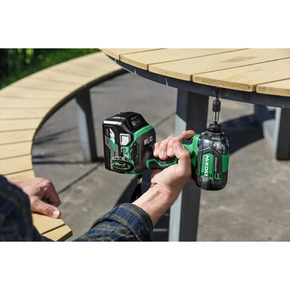 HIKOKI Avvitatore ad impulsi a batteria WH18DC - Solo corpo macchina